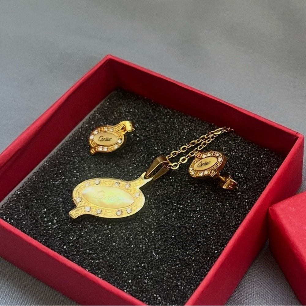 Gold and Silver Jewelry Set